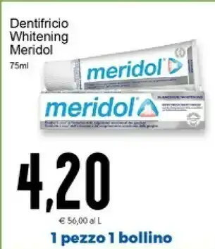 Conad Superstore Meridol Dentifricio Whitening 75 Ml offerta
