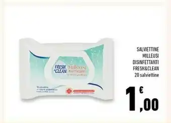 Conad Superstore Fresh & Clean Salviettine Milleusi Disinfettanti offerta