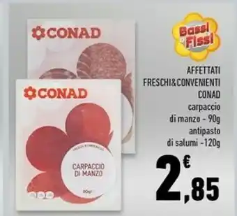 Conad Superstore Conad - Carpaccio Di Manzo 90 G(ml) offerta