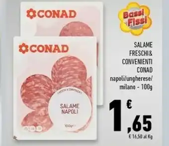 Conad Superstore Conad Salame Napoli Freschi & Convenienti offerta