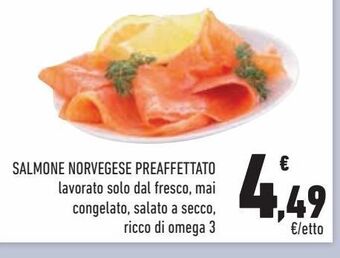 Conad City Salmone norvegese preaffettato offerta