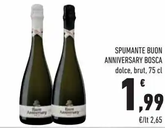 Conad City Spumante buon anniversary bosca offerta