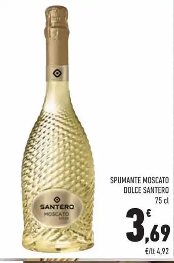 Conad City Spumante moscato dolce santero offerta
