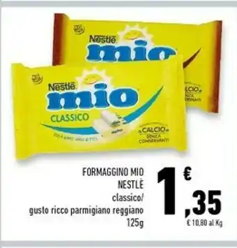 Conad Superstore Nestlè Formaggino Mio Con Gusto Unico Di Mio Al Parmigiano Reggiano offerta