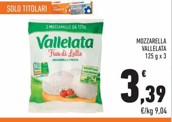 Conad City Mozzarella vallelata offerta