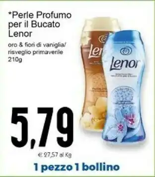 Conad Superstore Lenor Perle Profumo Per Il Bucato Oro & Fiori Di Vaniglia offerta