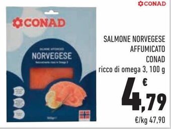 Conad City Salmone norvegese affumicato conad offerta