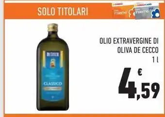 Conad City Olio extravergine di oliva de cecco offerta