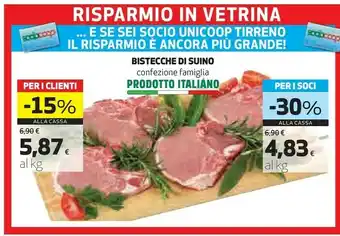 Coop Coop Bistecche Di Suino offerta