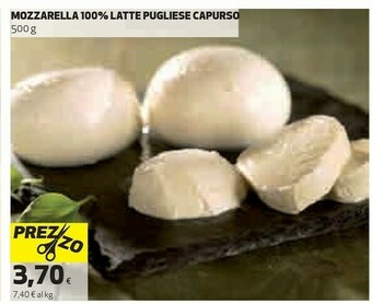 Coop Mozzarella 100% Latte Pugliese Capurso offerta