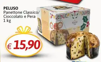 Crai Peluso Panettone Classico/ Cioccolato e Pera 1 kg offerta