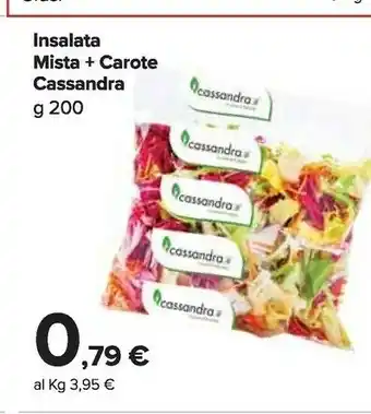 Carrefour Market Cassandra Insalata Mista + Carote offerta