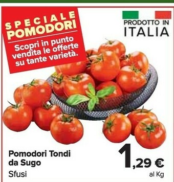 Carrefour Market Pomodori Tondi Da Sugo offerta