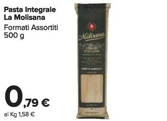 Carrefour Market La Molisana Pasta Integrale offerta