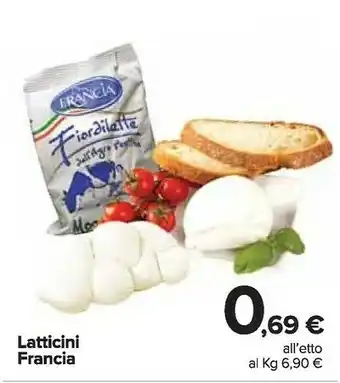Carrefour Market Francia Latticini offerta