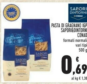 Conad Sapori & Dintorni Conad Pasta Di Gragnano IGP offerta