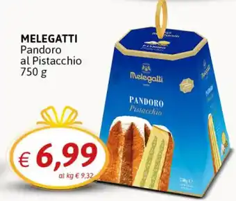 Crai Melegatti Pandoro al Pistacchio 750 g offerta