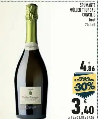 Conad Concilio Spumante Muller Thurgau offerta