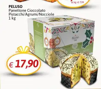 Crai Peluso Panettone Cioccolato Pistacchi/Agrumi/Nocciole 1 kg offerta