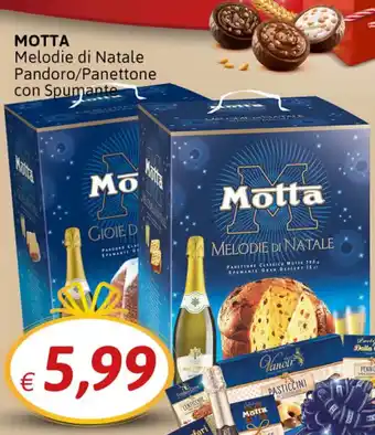 Crai Motta Melodie di Natale Pandoro/Panettone con Spumante offerta