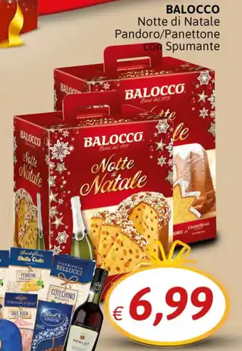 Crai Balocco Notte di Natale Pandoro/ Panettone con Spumante offerta