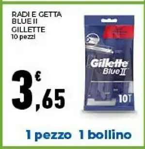 Gillette Radi E Getta Blue II
