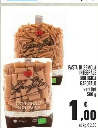 Conad Garofalo Pasta Mista Integrale Bio 500 G(ml) offerta