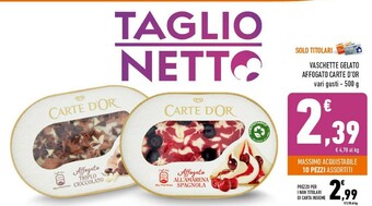 Conad Carte d'or Affogato Al Pistacchio 500 G(ml) offerta