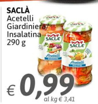 Crai Saclà Acetelli Giardiniera Insalatina 290 g offerta
