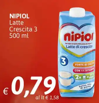 Crai Nipiol Latte Crescita 3 500 ml offerta