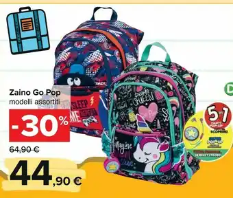 Carrefour Zaino Go Pop offerta