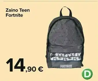 Carrefour Fortnite Zaino Teen offerta