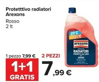 Carrefour Arexons Protettivo Radiatori Rosso -20° 2 Lt offerta