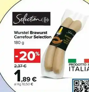 Carrefour Carrefour Selection Wurstel Brawurst offerta