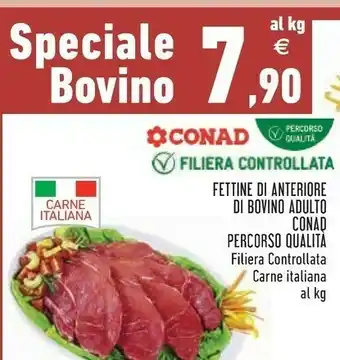 Conad Fettine Di Anteriore Di Bovino Adulo offerta