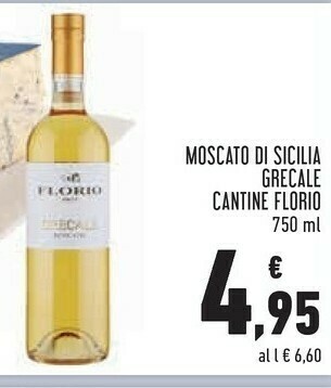 Conad Cantine Florio Moscato Di Sicilia Grecale offerta