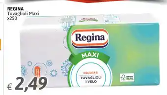 Crai Regina Tovaglioli Maxi x 250 offerta