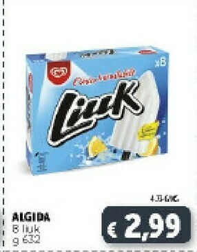 Deco Supermercati Algida 8 Liuk G 632 offerta