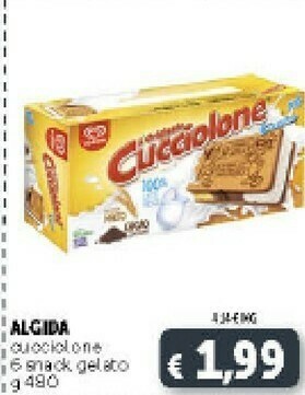 Deco Supermercati Algida Cucciolone 6 Snack Gelato G 480 offerta