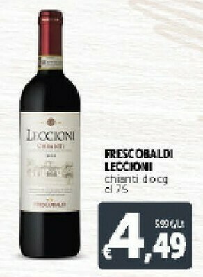 Deco Supermercati Frescobaldi Chianti Leccioni 750 G(ml) offerta