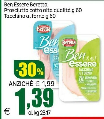 Elite Beretta Prosciutto cotto offerta