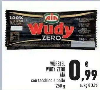 Conad Margherita Aia Wurstel Wudy Zero offerta