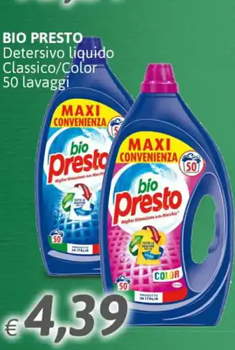 Crai Bio Presto Detersivo Liquido Classico/Color 50 Lavaggi offerta