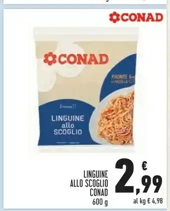 Conad Margherita Conad - Linguine Allo Scoglio 600 G(ml) offerta