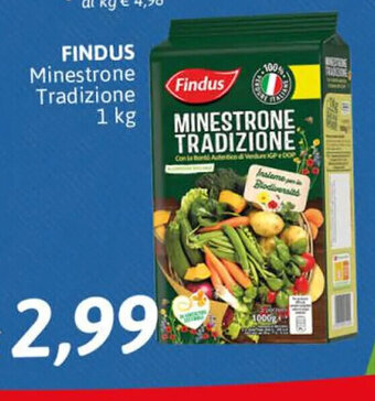 Crai Findus Minestrone Tradizione 1 kg offerta