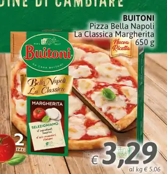 Crai Buitoni Pizza Bella Napoli La Classica Margherita 650 g offerta