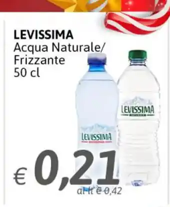 Crai Levissima Acqua Naturale/Frizzante 50 cl offerta