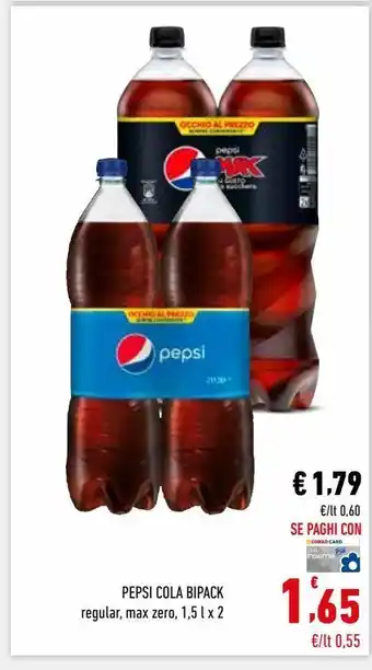 Conad Pepsi cola bipack offerta