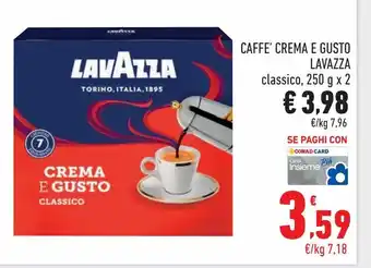 Conad City Caffe' crema e gusto lavazza offerta
