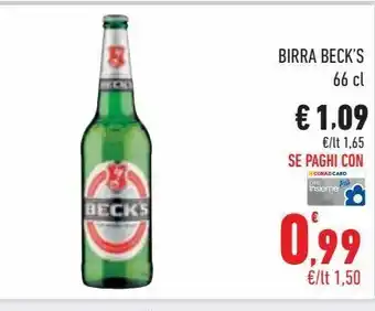 Conad City Birra beck's offerta
